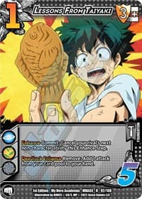 Lessons From Taiyaki - UniVersus: My Hero Academia: Heroes Clash - UniVersus card