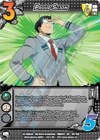 Proud Scion - UniVersus: My Hero Academia: Heroes Clash - UniVersus card