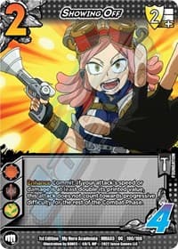 Showing Off - UniVersus: My Hero Academia: Heroes Clash - UniVersus card