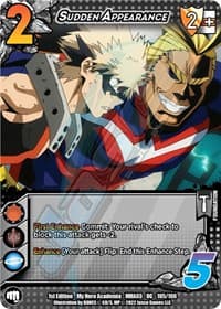 Sudden Appearance - UniVersus: My Hero Academia: Heroes Clash - UniVersus card