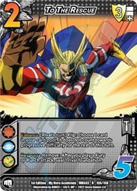 To the Rescue - UniVersus: My Hero Academia: Heroes Clash - UniVersus card
