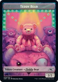 Teddy Bear // Storm Crow Double-sided Token - Unfinity - Magic: The Gathering card
