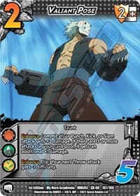 Valiant Pose (XR) - UniVersus: My Hero Academia: Heroes Clash - UniVersus card