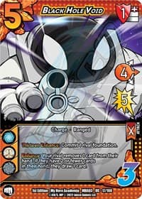 Black Hole Void - UniVersus: My Hero Academia: Heroes Clash - UniVersus card
