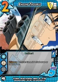 Engine Trouble - UniVersus: My Hero Academia: Heroes Clash - UniVersus card