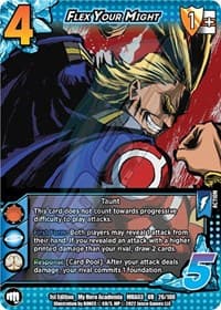 Flex Your Might - UniVersus: My Hero Academia: Heroes Clash - UniVersus card