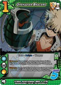 Grenadier Bracers - UniVersus: My Hero Academia: Heroes Clash - UniVersus card