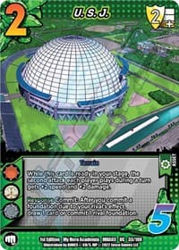 U.S.J. - UniVersus: My Hero Academia: Heroes Clash - UniVersus card