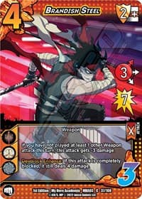 Brandish Steel - UniVersus: My Hero Academia: Heroes Clash - UniVersus card