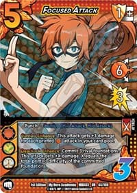 Focused Attack - UniVersus: My Hero Academia: Heroes Clash - UniVersus card