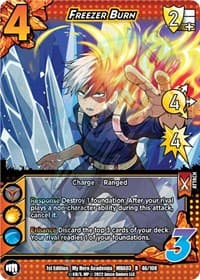 Freezer Burn - UniVersus: My Hero Academia: Heroes Clash - UniVersus card