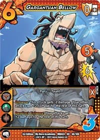 Gargantuan Bellow - UniVersus: My Hero Academia: Heroes Clash - UniVersus card