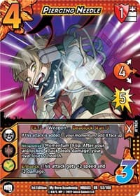 Piercing Needle - UniVersus: My Hero Academia: Heroes Clash - UniVersus card