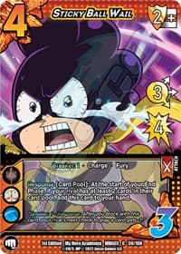 Sticky Ball Wail - UniVersus: My Hero Academia: Heroes Clash - UniVersus card