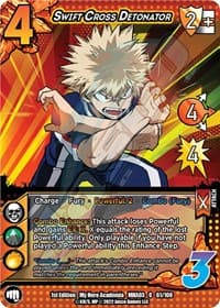 Swift Cross Detonator - UniVersus: My Hero Academia: Heroes Clash - UniVersus card