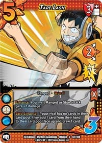 Tape Lash - UniVersus: My Hero Academia: Heroes Clash - UniVersus card