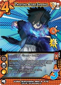 Twisting Azure Inferno - UniVersus: My Hero Academia: Heroes Clash - UniVersus card