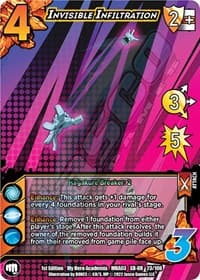 Invisible Infiltration (XR) - UniVersus: My Hero Academia: Heroes Clash - UniVersus card