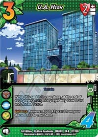 U.A. High (XR) - UniVersus: My Hero Academia: Heroes Clash - UniVersus card