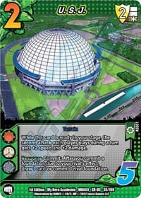 U.S.J. (XR) - UniVersus: My Hero Academia: Heroes Clash - UniVersus card