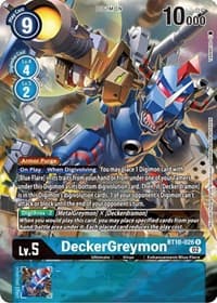 DeckerGreymon (Alternate Art) - Xros Encounter - Digimon Card Game card