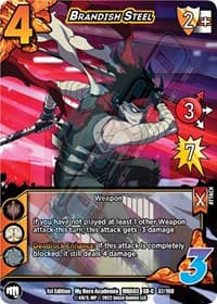 Brandish Steel (XR) - UniVersus: My Hero Academia: Heroes Clash - UniVersus card