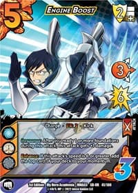 Engine Boost (XR) - UniVersus: My Hero Academia: Heroes Clash - UniVersus card