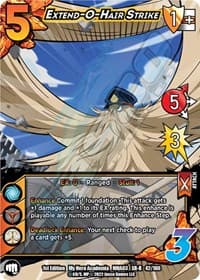 Extend-o-Hair Strike (XR) - UniVersus: My Hero Academia: Heroes Clash - UniVersus card
