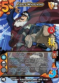 Fierce Whirlwind (XR) - UniVersus: My Hero Academia: Heroes Clash - UniVersus card