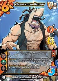 Gargantuan Bellow (XR) - UniVersus: My Hero Academia: Heroes Clash - UniVersus card