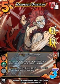 Hardened Uppercut (XR) - UniVersus: My Hero Academia: Heroes Clash - UniVersus card
