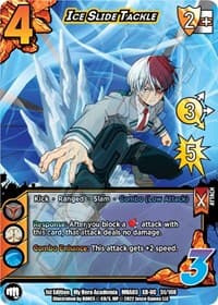 Ice Slide Tackle (XR) - UniVersus: My Hero Academia: Heroes Clash - UniVersus card