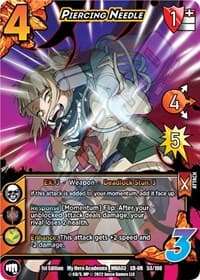 Piercing Needle (XR) - UniVersus: My Hero Academia: Heroes Clash - UniVersus card