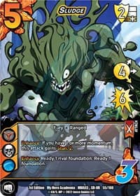Sludge (XR) - UniVersus: My Hero Academia: Heroes Clash - UniVersus card