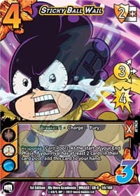 Sticky Ball Wail (XR) - UniVersus: My Hero Academia: Heroes Clash - UniVersus card