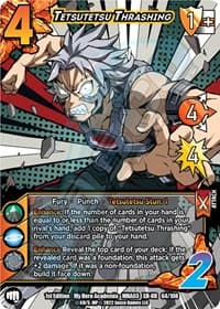 Tetsutetsu Thrashing (XR) - UniVersus: My Hero Academia: Heroes Clash - UniVersus card