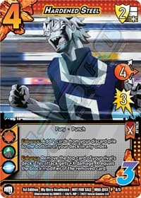 Hardened Steel (Quirk Pack 3) - UniVersus: My Hero Academia Promo Cards - UniVersus card