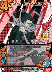 Binding Cloth Drop Kick (XR) - UniVersus: My Hero Academia: Heroes Clash - UniVersus card