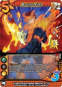 Blazing Fury - UniVersus: My Hero Academia: Heroes Clash - UniVersus card