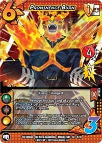 Prominence Burn - UniVersus: My Hero Academia: Heroes Clash - UniVersus card