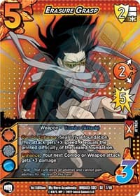 Erasure Grasp - UniVersus: My Hero Academia: Heroes Clash - UniVersus card