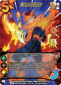 Blazing Fury (XR) - UniVersus: My Hero Academia: Heroes Clash - UniVersus card