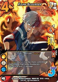 Flame Scourger (XR) - UniVersus: My Hero Academia: Heroes Clash - UniVersus card
