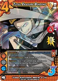 Total Erasure Binding - UniVersus: My Hero Academia: Heroes Clash - UniVersus card