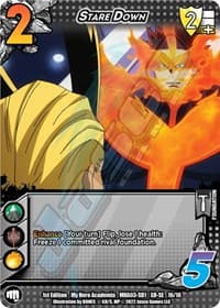 Stare Down (XR) - UniVersus: My Hero Academia: Heroes Clash - UniVersus card