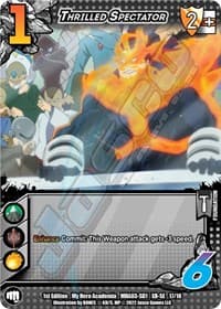 Thrilled Spectator (XR) - UniVersus: My Hero Academia: Heroes Clash - UniVersus card