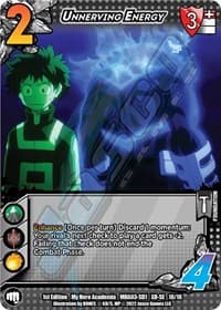 Unnerving Energy (XR) - UniVersus: My Hero Academia: Heroes Clash - UniVersus card