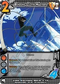 Binding Cloth Mastery - UniVersus: My Hero Academia: Heroes Clash - UniVersus card