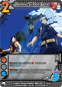 Dropping in From Above - UniVersus: My Hero Academia: Heroes Clash - UniVersus card
