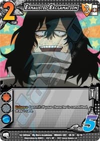 Exhausted Exclamation (XR) - UniVersus: My Hero Academia: Heroes Clash - UniVersus card
